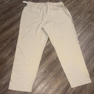 Gap Fit Runaround Pant‎ XL NWT Khaki Athletic Lounge Gym Elastic Waist Bottoms